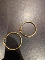 18k gouden oorringen, Handtassen en Accessoires, Oorbellen, Goud, Goud