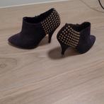 Zwarte korte pumps, Enlèvement ou Envoi, Escarpins, Comme neuf, Noir