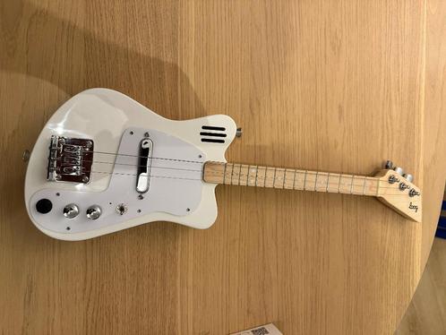 loog mini electric white, Muziek en Instrumenten, Snaarinstrumenten | Gitaren | Elektrisch, Zo goed als nieuw, Solid body, Overige merken