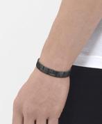 Lacoste schakelarmband GRATIS LEVERING, Handtassen en Accessoires, Verzenden, Nieuw, Zwart, Staal