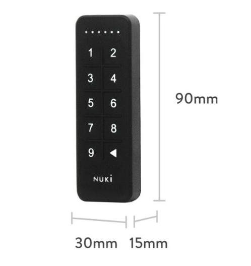 Nuki Keypad - draadloos toetsenbord voor deuropeners, Computers en Software, Toetsenborden, Nieuw, Numeriek, Draadloos, Ophalen of Verzenden