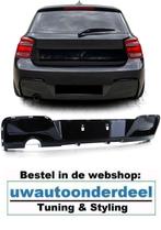 Diffuser Glans Zwart Enkele Uitlaat Links Voor Bmw 1 Serie F, Auto diversen, Tuning en Styling, Verzenden