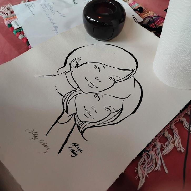 Handgesigneerde print | Creuz seat | BD Belge, Antiek en Kunst, Kunst | Schilderijen | Modern, Ophalen of Verzenden