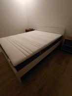 Lit double 160x200 - nouveau matelas - nouveau cadre, Enlèvement, Tissu