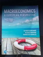 Macroeconomics - a european perspective, Boeken, Ophalen of Verzenden, Zo goed als nieuw, Economie en Marketing, Olivier blanchard
