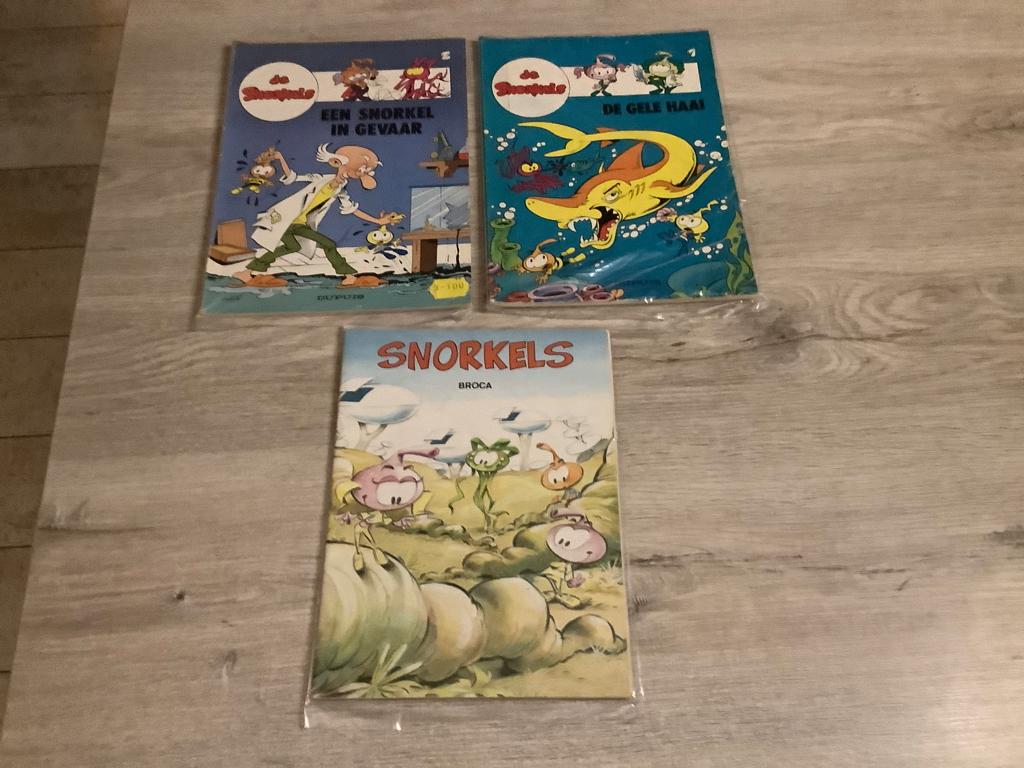 Snorkels verschillende strips (1982-1989), Boeken, Stripverhalen, Gelezen, Meerdere stripboeken, Ophalen of Verzenden