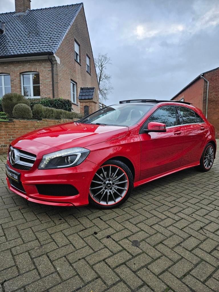 Mercedes a180 CDI AMG LINE Gekeurd Voor Verkoop, Autos, Rouge, Achat, Entreprise, Entretenue par le concessionnaire