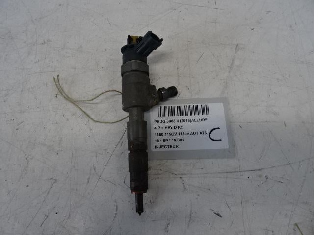 INJECTEUR Peugeot 3008 II (M4 / MC / MJ / MR) (0445110566), Utilisé, Peugeot