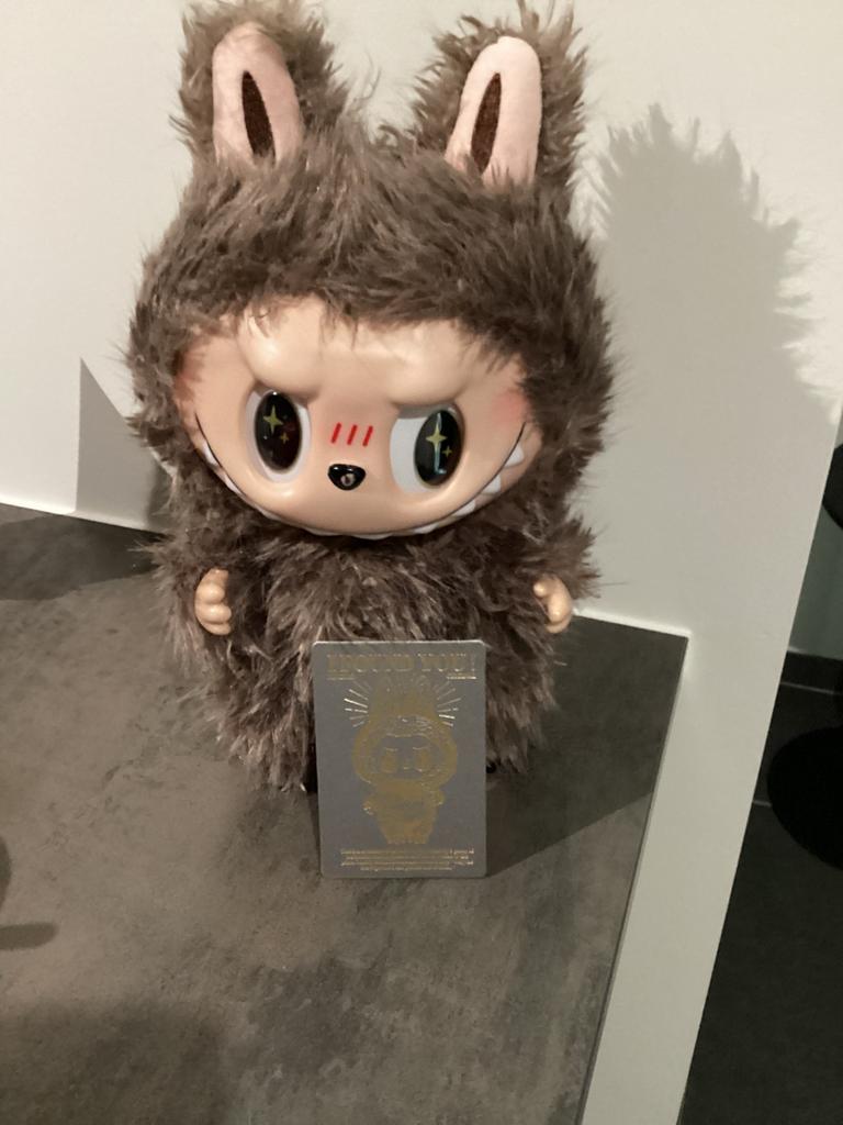 Nieuw grote labubu zimmono met kaart zeeer leuk, Collections, Poupées, Enlèvement, Neuf