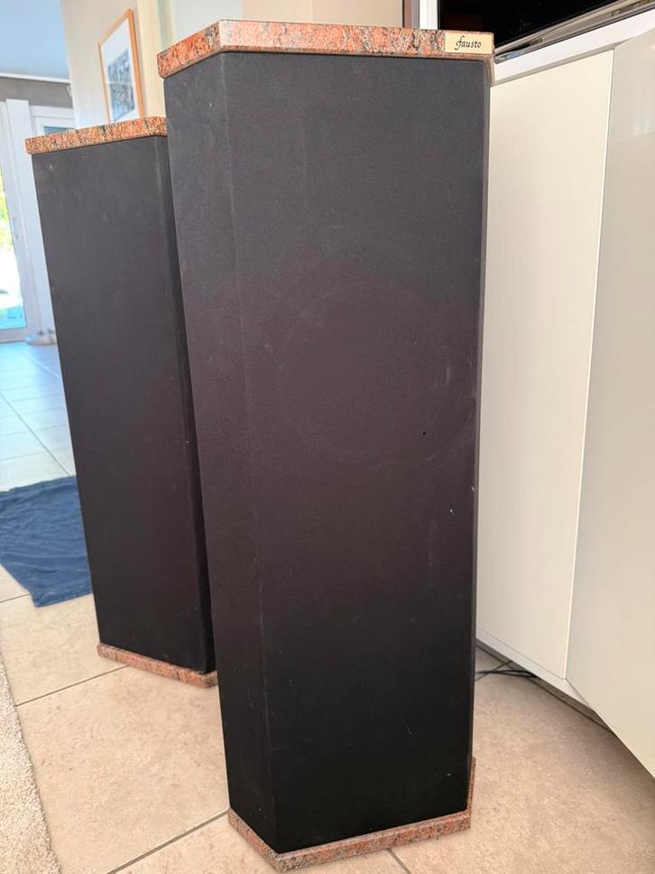 Fausto High End speakers uit 1993, TV, Hi-fi & Vidéo, Enceintes, Utilisé, Enlèvement