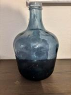 Glazen vaas, Ophalen of Verzenden, Zo goed als nieuw, Blauw, Glas