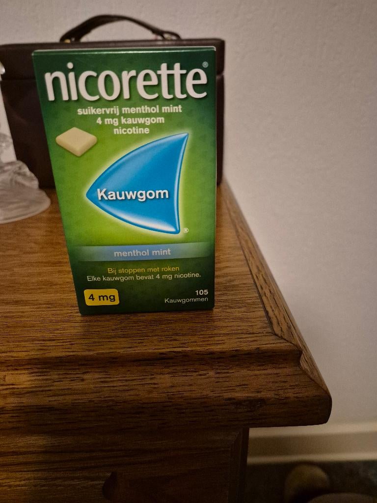 Nicorette kaugom 4 mg 105 stuks nieuw, Ophalen of Verzenden, Nieuw