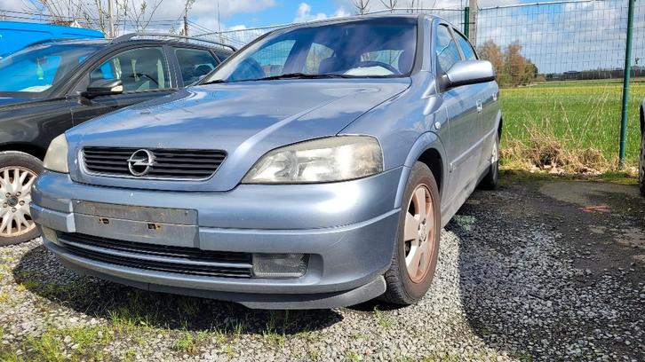 opel astra 1.4i word GEKEURD AIRCO TREKHK euro 4 OHBOEK 2003, Auto's, Opel, Bedrijf, Te koop, Astra, ABS, Airbags, Airconditioning