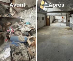 Evacuation déchets débarras encombrants gravats materiaux