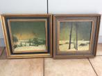 2 schilderijen, Moins de 50 cm, Comme neuf, Enlèvement, Peinture