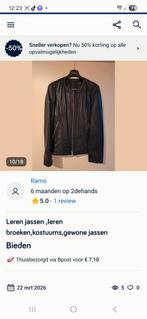 Leren jas, Ophalen of Verzenden