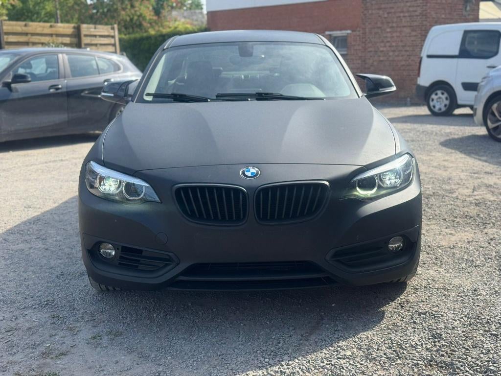 BMW SÉRIE 2 COUPÉ – 2019 – 80000 km IDÉAL EXPORT / MARCHANDS, Autos, BMW, Euro 6, Entreprise, Boîte manuelle, Noir