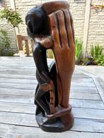 Afrikaans beeld., Ophalen of Verzenden, Handgemaakt, 20 - 50 cm, Beeld