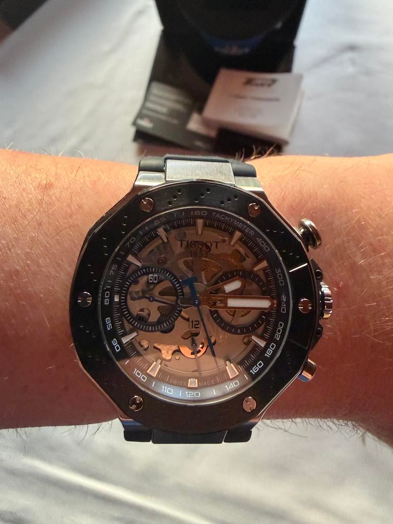 Montre TISSOT Moto GP automatique, Handtassen en Accessoires, Horloges | Heren, Staal, Polshorloge, Kunststof, Zo goed als nieuw