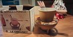 Mooi Le Creuset fonduestel  te koop!, Ophalen of Verzenden, Zo goed als nieuw, Gietijzer