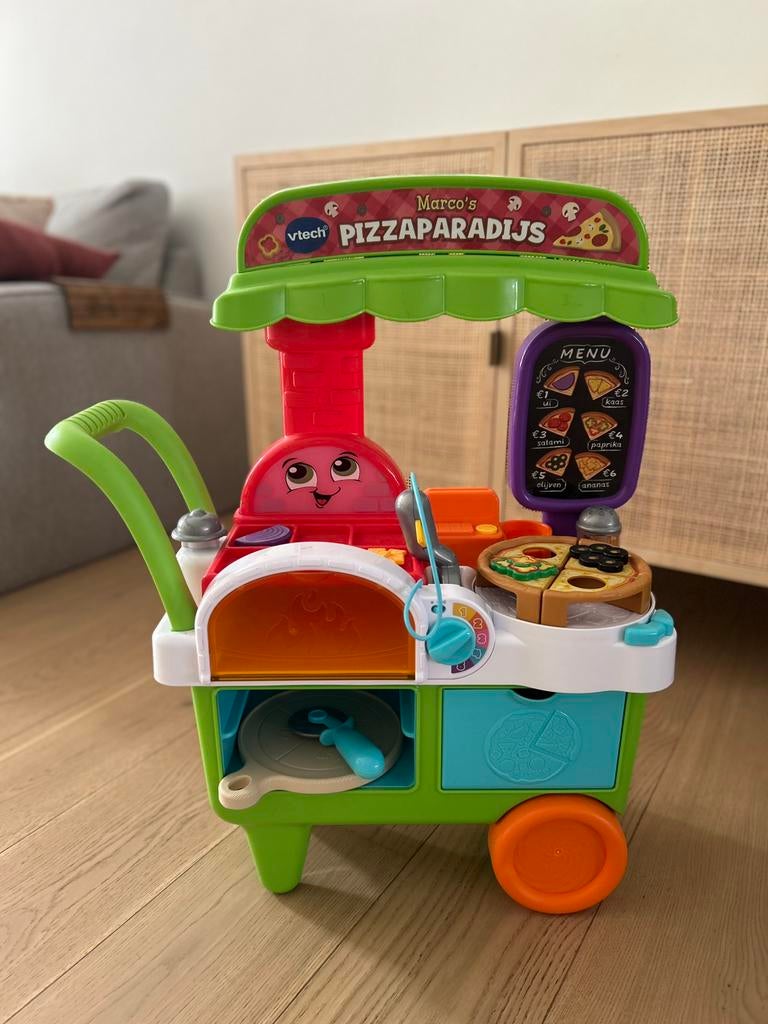 Vtech pizza kar, Kinderen en Baby's, Ophalen of Verzenden, Gebruikt, 4 tot 6 jaar