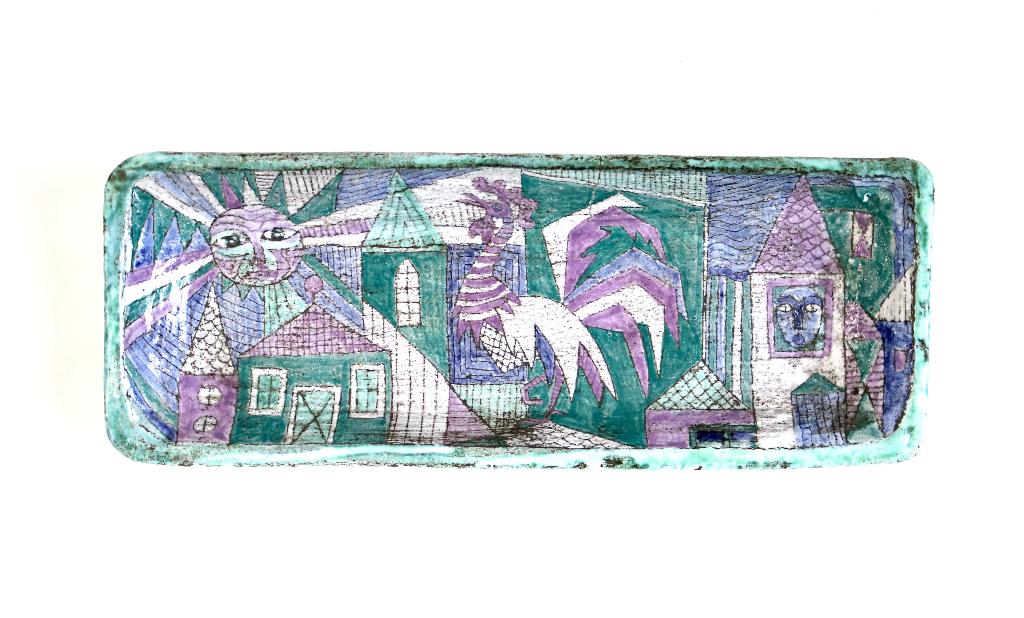 Gerhard Liebenthron keramiek - Vintage wanddecoratie, Enlèvement ou Envoi