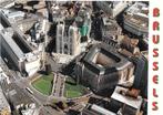 Cathédrale St Michel Gudule vue du ciel, Envoi, 1980 à nos jours, Non affranchie, Bruxelles (Capitale)