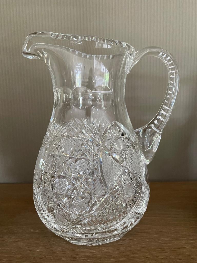 Objets en cristal, carafes, seau à glace, dessous de verre.., Antiquités & Art, Enlèvement ou Envoi