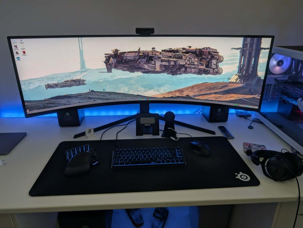 Samsung Odyssey Neo G9 LS49AG950NPXEN, Informatique & Logiciels, Moniteurs, Utilisé, 201 Hz ou plus, DisplayPort, HDMI, Gaming