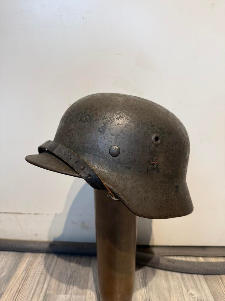 Casque allemand WH M40 avec liner. Gris des champs WW2, Collections, Objets militaires | Seconde Guerre mondiale, Armée de terre