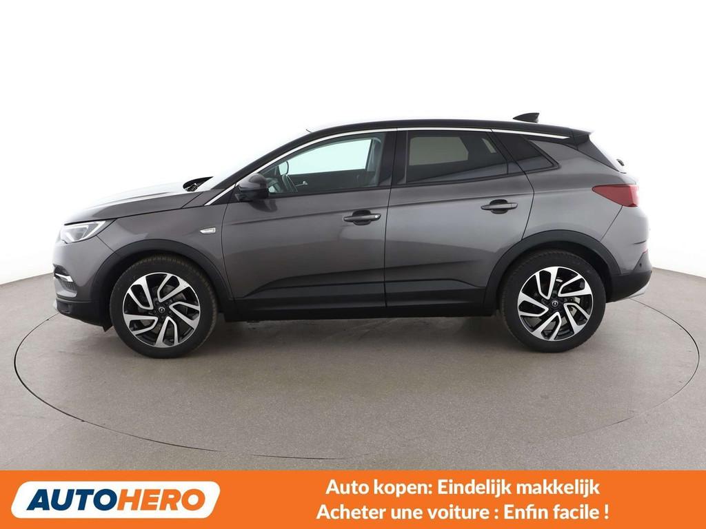 Opel Grandland X 1.2 Turbo Ultimate (automatique), Autos, Opel, Cuir, Argent ou Gris, Achat, Détection des panneaux routiers
