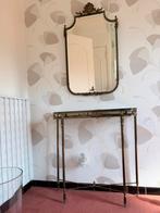 Klassieke console tafel met spiegel, Ophalen, Zo goed als nieuw