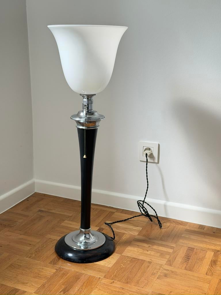 Lampe de table Art Déco vintage, type Mazda, Antiquités & Art, Enlèvement