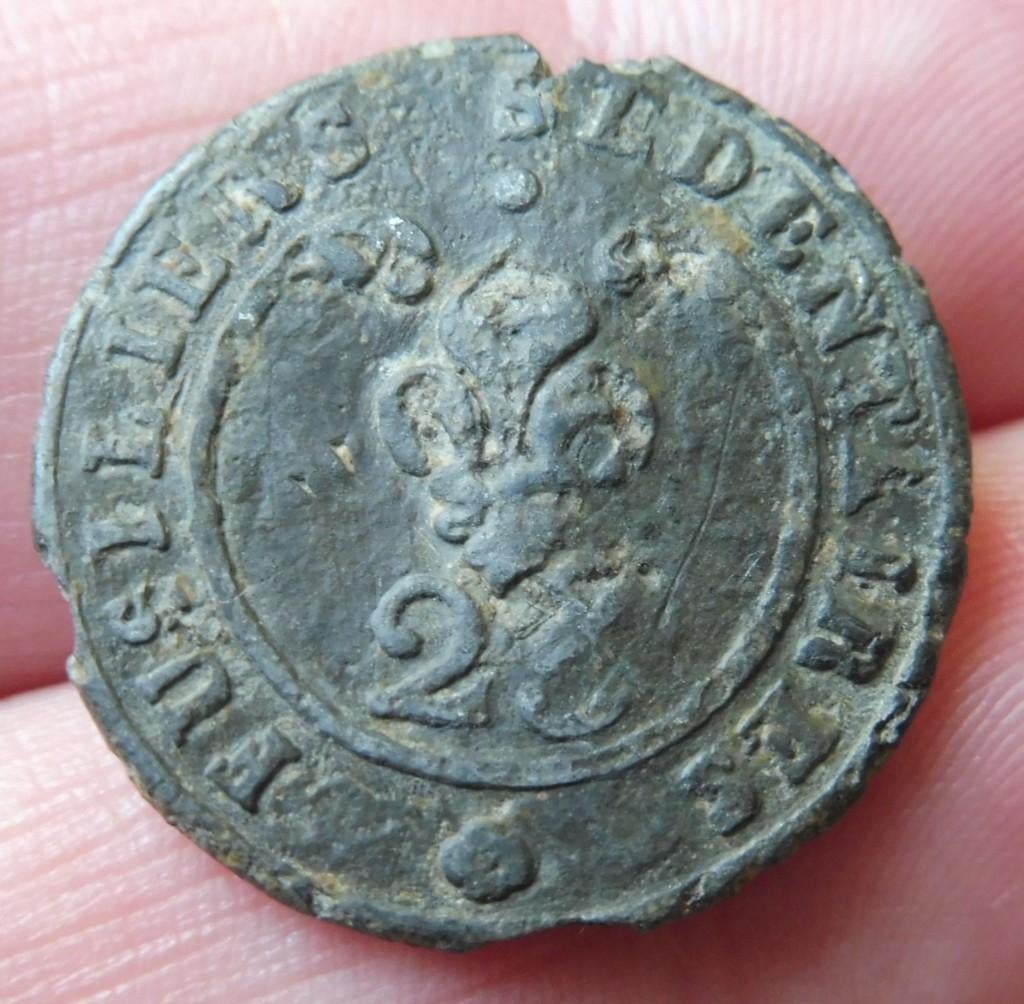 Bijzondere knoop Napoleon Fusiliers Sédentaires, Antiek en Kunst, Antiek | Kleding en Textiel, Verzenden