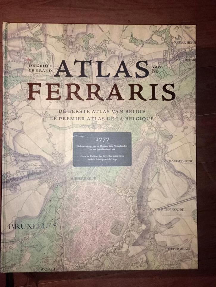Ferraris atlas, Boeken, Atlassen en Landkaarten, Zo goed als nieuw, Overige atlassen, België, Voor 1800, Ophalen