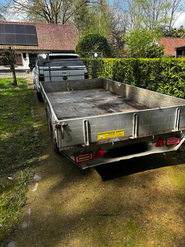 Anssems aanhangwagen kipper, Ophalen, Gebruikt