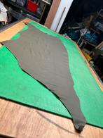 Soldaat groen rest leer lap 1.5 mm dikte soepel A-140, Hobby en Vrije tijd, Ophalen of Verzenden, Zo goed als nieuw, Groen