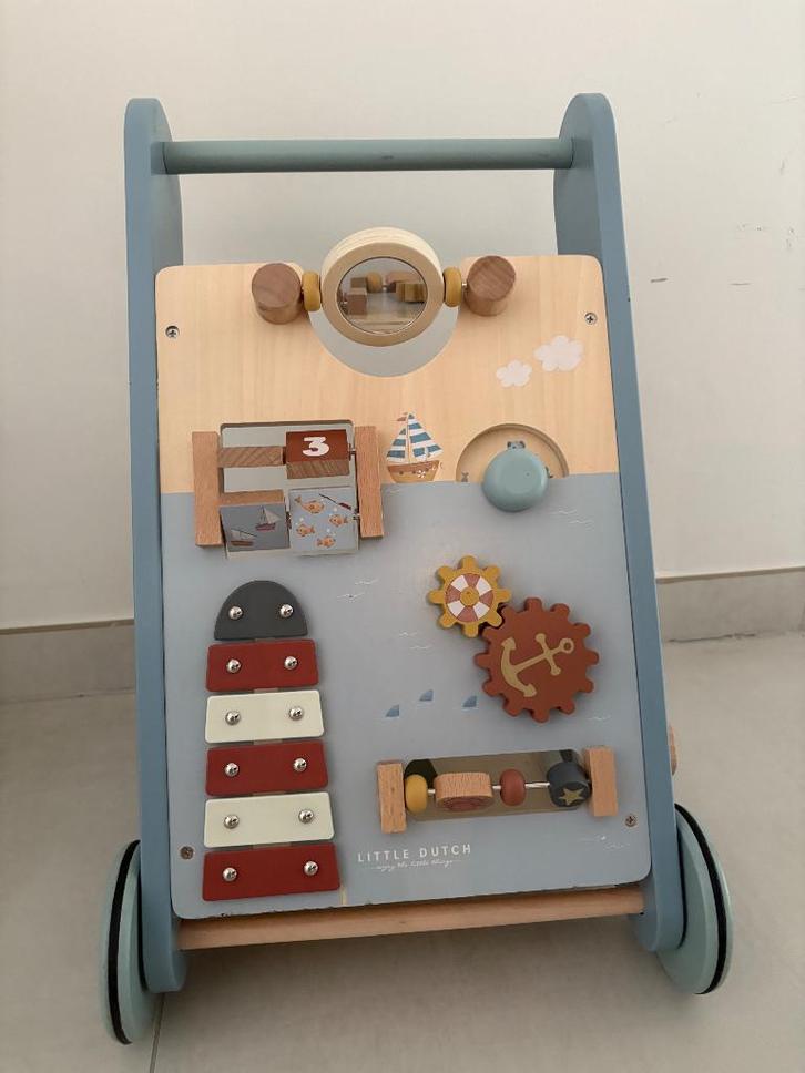 Little Dutch loopwagen, Kinderen en Baby's, Speelgoed | Houten speelgoed, Zo goed als nieuw, Duw- of Trekspeelgoed, Ophalen