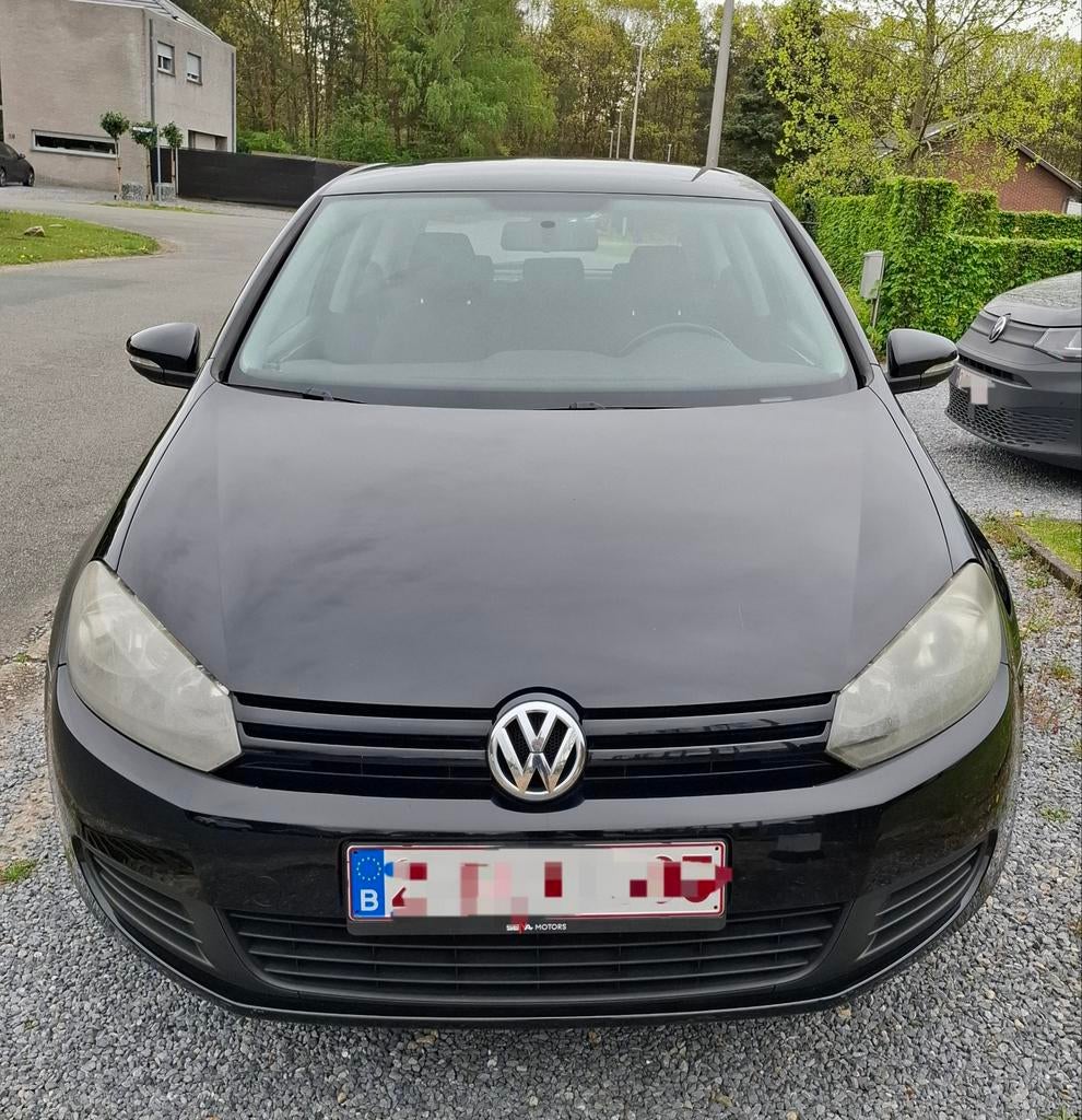 Volkswagen Golf 6, Euro 5, Stof, Zwart, Zwart