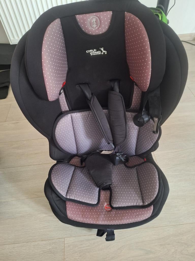 Siège auto Childwheels groupe 1/2/3, Enfants & Bébés, Sièges auto, Utilisé, Autres marques, 9 à 36 kg, Ceinture de sécurité ou Isofix