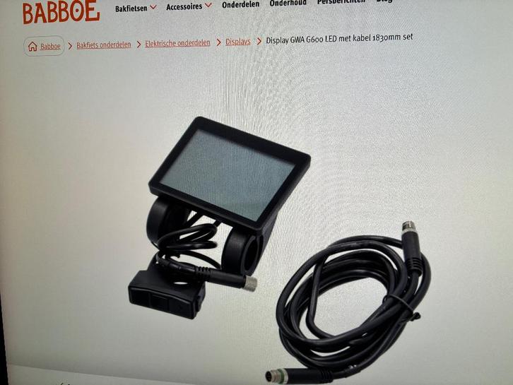 NIEUWE Display-Babboe-Big-E-City-E-Curve-E-Mini-E-Carve-E-, Vélos & Vélomoteurs, Accessoires vélo | Compteurs de vélo, Enlèvement ou Envoi