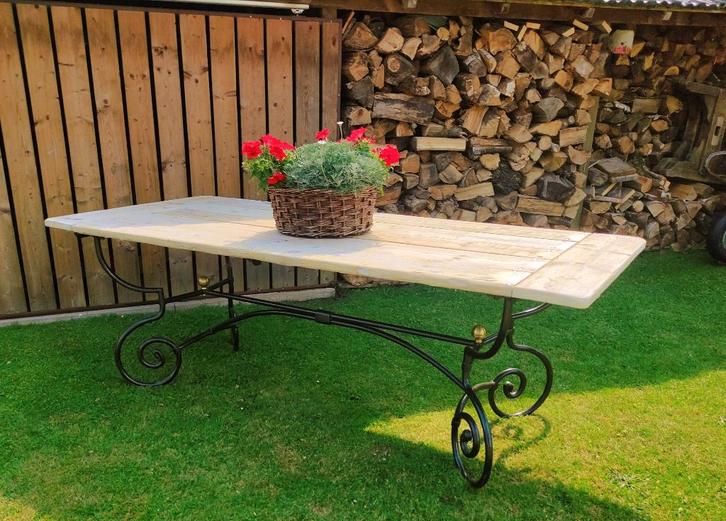 Tuintafel, Tuin en Terras, Tuintafels, Hout, Ophalen