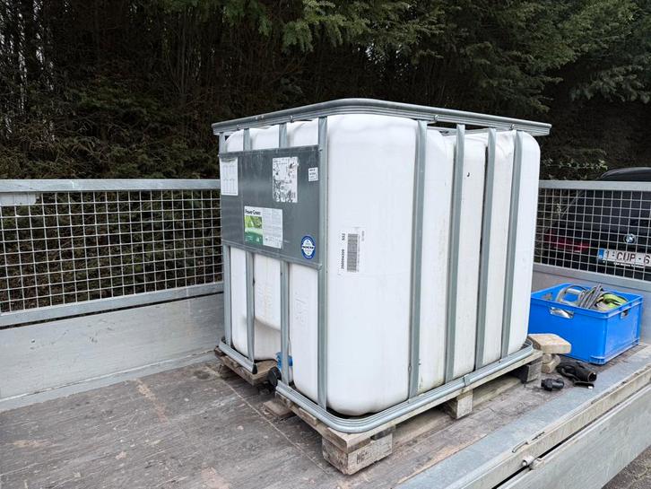 IBC vat 1000L gratis af te halen, Jardin & Terrasse, Barils de pluie, Comme neuf, Enlèvement