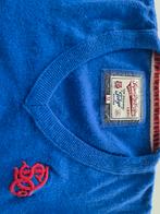 SuperDry v-hals pull in koningsblauw., Zo goed als nieuw, Ophalen, Maat 38/40 (M), Superdry