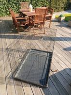 Grote hondenbench metalen kooi 107 L, 71 B, 78 H 2 deuren, Dieren en Toebehoren, Ophalen, Gebruikt