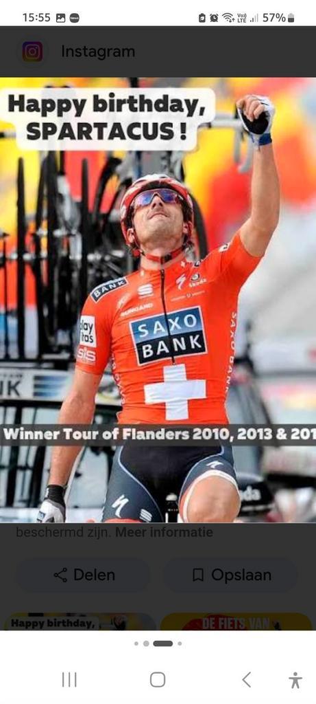Pet gehandtekend Fabio Cancellara, Tickets & Billets, Sport | Autre