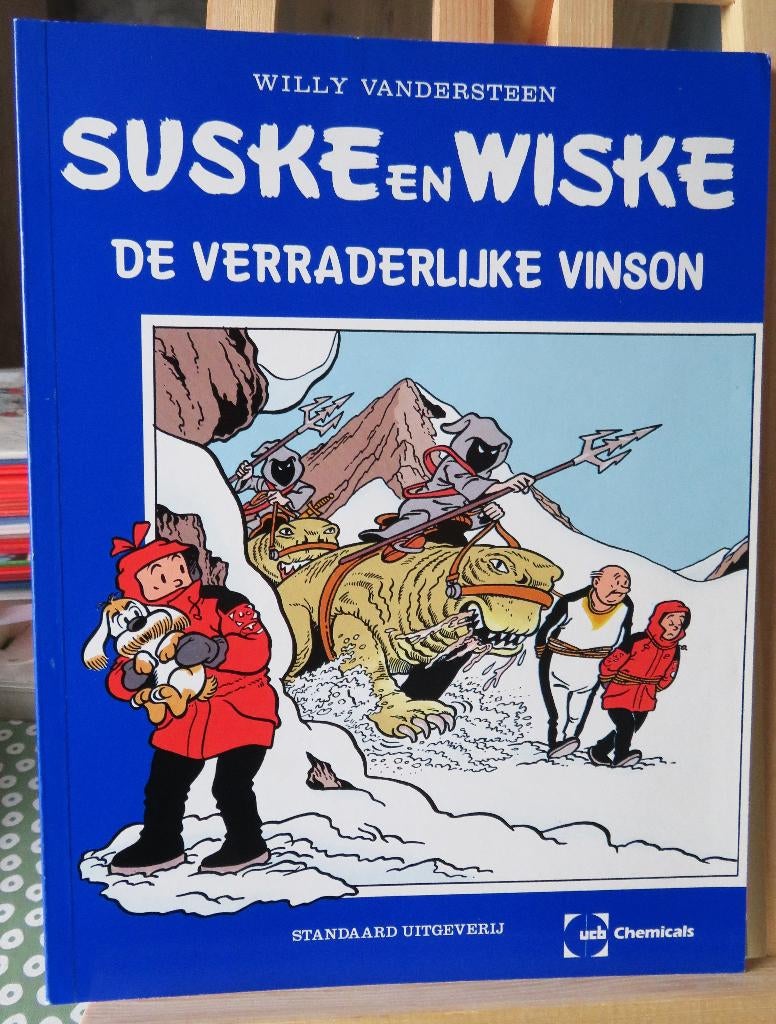 Suske en Wiske De verradelijke vinson blauw UCB Chemicals, Boeken, Stripverhalen, Ophalen of Verzenden, Nieuw