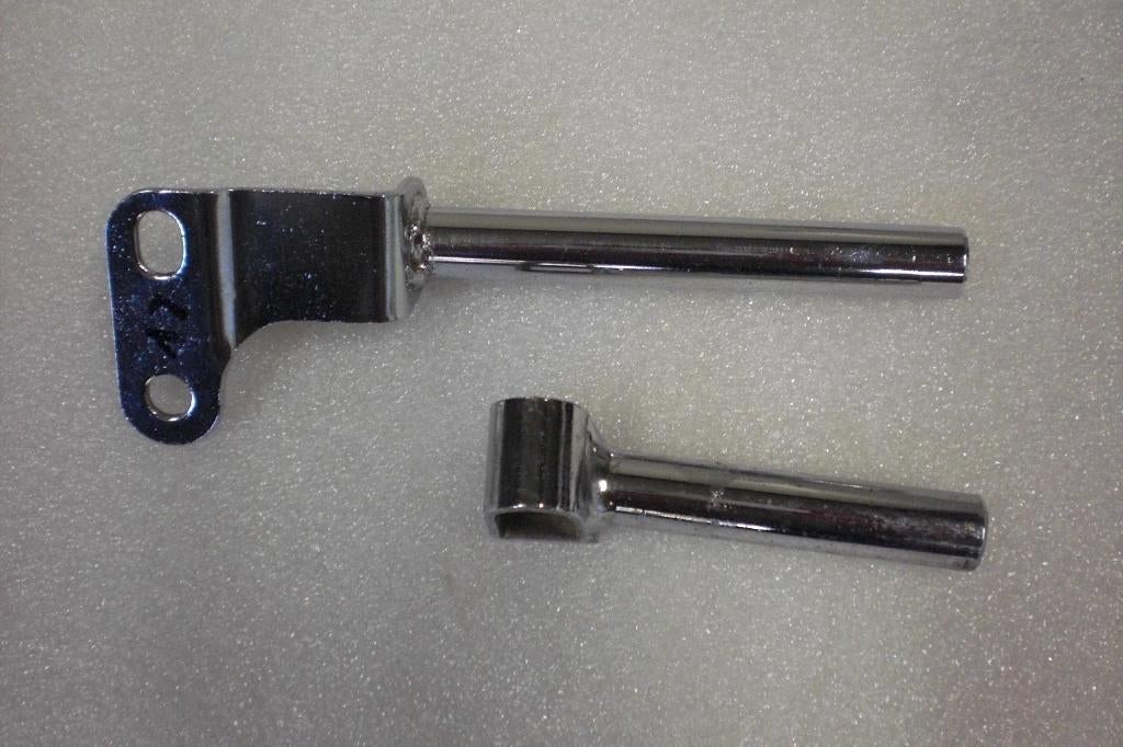 Honda Camino chroom pinkersteunen 2 stuks, Enlèvement ou Envoi, Comme neuf, Autres types, Honda Camino