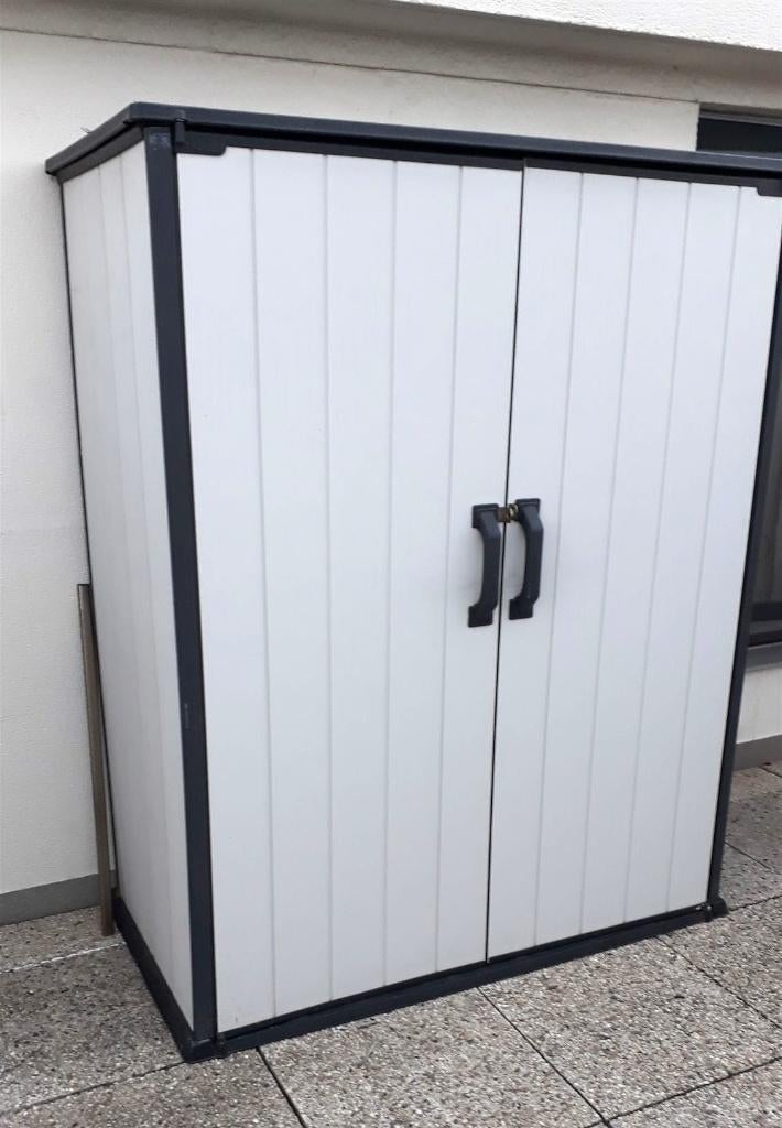 Tuinkast keter, Ophalen, Gebruikt, Kunststof, Containerberging