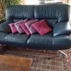 Design Lederen zetel 2en 3 zit, Huis en Inrichting, Ophalen